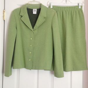 Weekenders 3-Piece Set: Blazer, Skirt, Belt